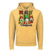 Vintage Mustard merry christmas gnomes Vintage Hoodie - CowGirlArtShop