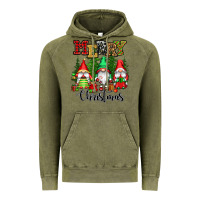 Vintage Olive merry christmas gnomes Vintage Hoodie - CowGirlArtShop