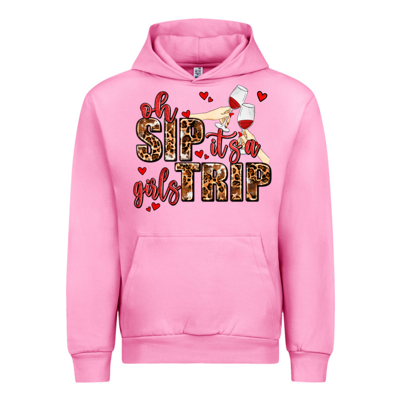 Oh Sip Its A Girls Trip Urban Hoodie by AdoDesignShop | Teevron