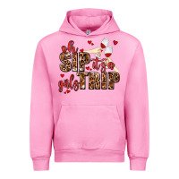 Fuchsia Pink oh sip its a girls trip Urban Hoodie - AdoDesignShop