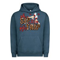 Pigment Midnight Navy oh sip its a girls trip Urban Hoodie - AdoDesignShop