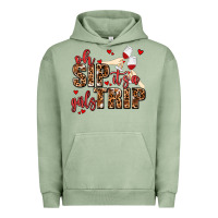 Pigment Oil Green oh sip its a girls trip Urban Hoodie - AdoDesignShop
