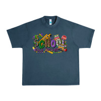 Midnight Navy school bus driver mardi gras Urban Heavy Tee - CowGirlArtShop