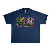 Navy school bus driver mardi gras Urban Heavy Tee - CowGirlArtShop