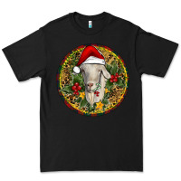 Black Christmas Goat Premium Tee - RanaPortraitStore