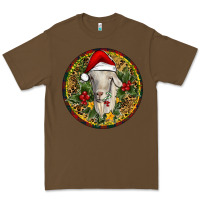 Cacao Christmas Goat Premium Tee - RanaPortraitStore