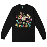 Black Egg crusher monster truck Long Sleeve Tee - CowGirlArtShop