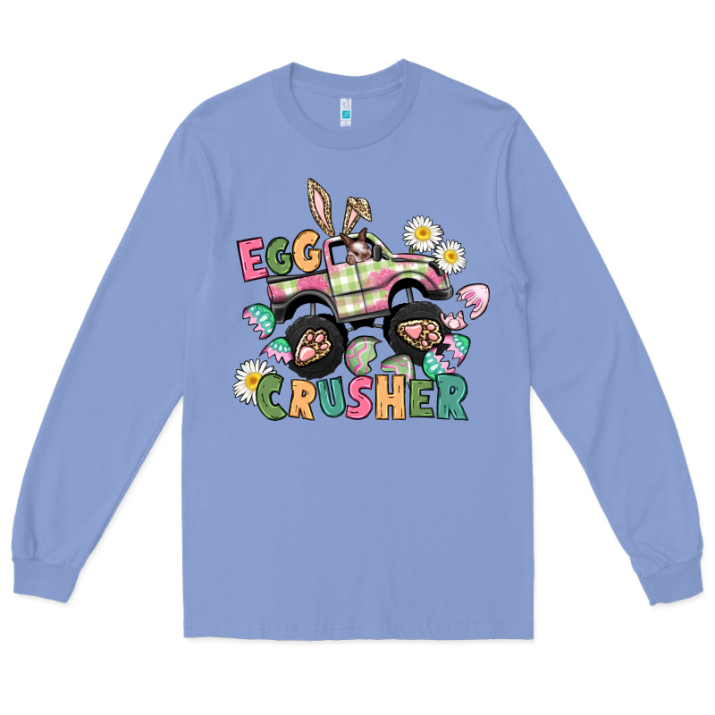 Egg Crusher Monster Truck Long Sleeve Tee by CowGirlArtShop | Teevron