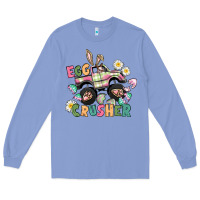 Colony Blue Egg crusher monster truck Long Sleeve Tee - CowGirlArtShop