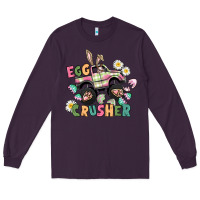 Plum Egg crusher monster truck Long Sleeve Tee - CowGirlArtShop