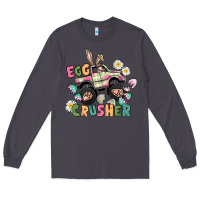 Smoke Egg crusher monster truck Long Sleeve Tee - CowGirlArtShop