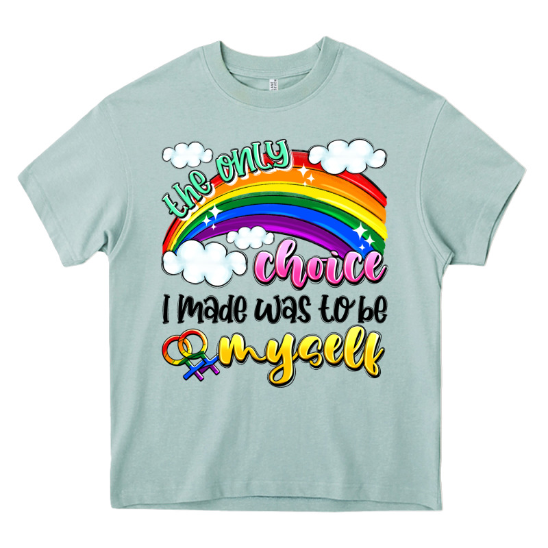 The Only Choice I Made Was To Be Myself Heavy Core Tee by Artiststas | Teevron