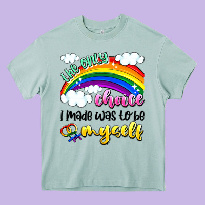 The Only Choice I Made Was To Be Myself Heavy Core Tee Designed By Artiststas