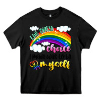 Black the only choice i made was to be myself Heavy Core Tee - Artiststas