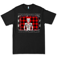 Black When You re Dead Inside But It Christmas Skeleton Premium Tee - Bettercallsaul