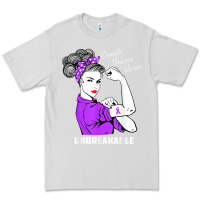 Dove Grey Domestic Violence Warrior Unbreakable Awareness Gift Premium Tee - minhPixels