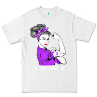 White Domestic Violence Warrior Unbreakable Awareness Gift Premium Tee - minhPixels