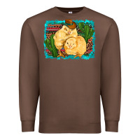 Chestnut western cowboy chicks cactus coop animals  leopard serape turquoise Premium Sweatshirt - Artiststas
