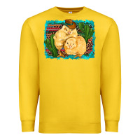 Lemon western cowboy chicks cactus coop animals  leopard serape turquoise Premium Sweatshirt - Artiststas