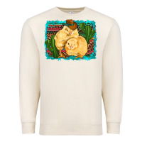 Sandshell western cowboy chicks cactus coop animals  leopard serape turquoise Premium Sweatshirt - Artiststas