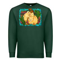 Sports Green western cowboy chicks cactus coop animals  leopard serape turquoise Premium Sweatshirt - Artiststas