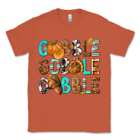 Copper Gobble Gobble Gobble with Turkey Classic Tee - texasbilliewilder