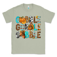 Matcha Gobble Gobble Gobble with Turkey Classic Tee - texasbilliewilder