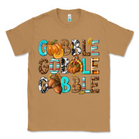 Toasted Coconut Gobble Gobble Gobble with Turkey Classic Tee - texasbilliewilder