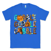True Royal Gobble Gobble Gobble with Turkey Classic Tee - texasbilliewilder