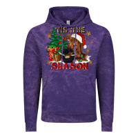Cloud Purple tis the season Vintage Hoodie - CowGirlArtShop