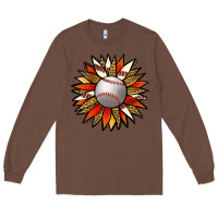 Chestnut Baseball Sunflower Long Sleeve Tee - Jasminsmagicworld