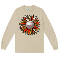 Mushroom Baseball Sunflower Long Sleeve Tee - Jasminsmagicworld