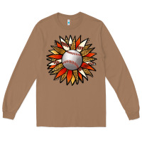 Toasted Coconut Baseball Sunflower Long Sleeve Tee - Jasminsmagicworld