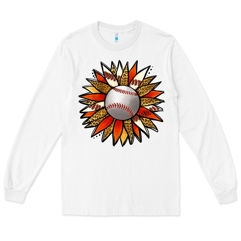 Baseball Sunflower Long Sleeve Tee by Jasminsmagicworld | Teevron