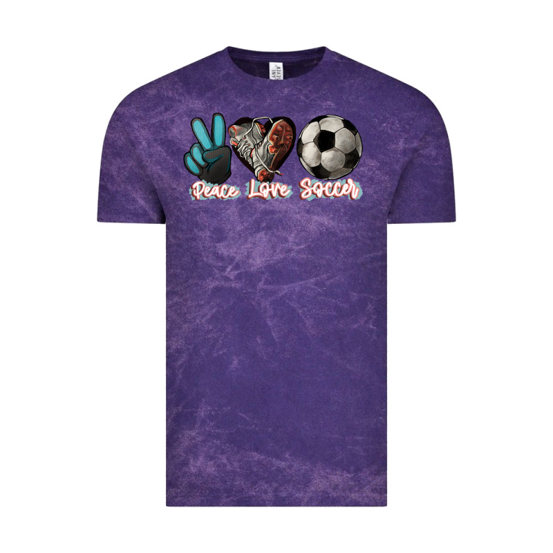 Peace Love Soccer Vintage Tee by HowdyJamesFarm | Teevron
