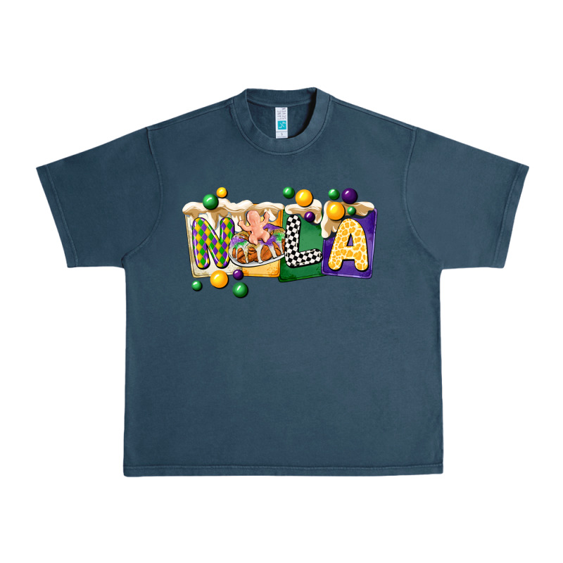 Nola Cake Mardi Gras Urban Heavy Tee by CowGirlArtShop | Teevron