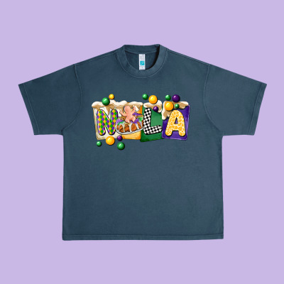 Nola Cake Mardi Gras Urban Heavy Tee Designed By Cowgirlartshop