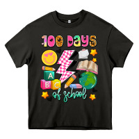100 Days Of School Heavy Core Tee | Teevron