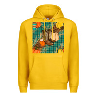 Lemon fall boot seamless pattern Premium Hoodie - BundleAndBundleShop