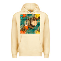 Pina Colada fall boot seamless pattern Premium Hoodie - BundleAndBundleShop
