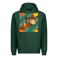 Sports Green fall boot seamless pattern Premium Hoodie - BundleAndBundleShop