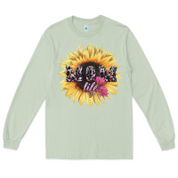 Matcha Mom life sunflower mother's day Long Sleeve Tee - HowdyJamesFarm