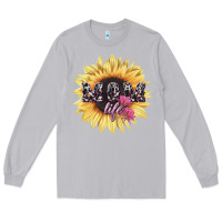 Moon Dust Mom life sunflower mother's day Long Sleeve Tee - HowdyJamesFarm