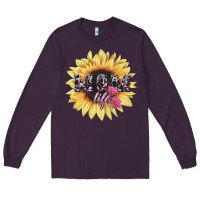Plum Mom life sunflower mother's day Long Sleeve Tee - HowdyJamesFarm