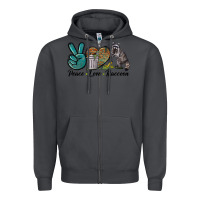Smoke Peace love raccoon Zipper Hoodie - LillyAllenDesigns