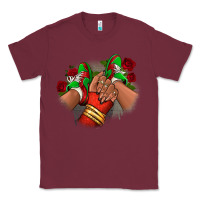 Burgundy Latina Mexican Classic Tee - RanaPortraitStore