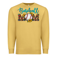 Antique Gold western leopard serape wooden sunflowers  turquoise glitter mom baseba Premium Sweatshirt - Artiststas
