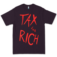 Plum tax the rich shirt (on back)political t shirts for women men t shirt Premium Tee - minhPixels