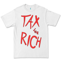 White tax the rich shirt (on back)political t shirts for women men t shirt Premium Tee - minhPixels