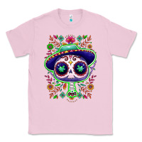 Bubblegum Pink Mexican Day of dead sugar skull Classic Tee - NancyCooperArtShop